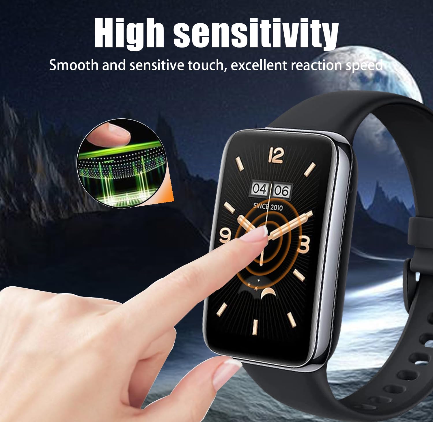 4x Schutzfolien Für Xiaomi Smart Band 9 - Kratzfeste Display-Schutzfolien