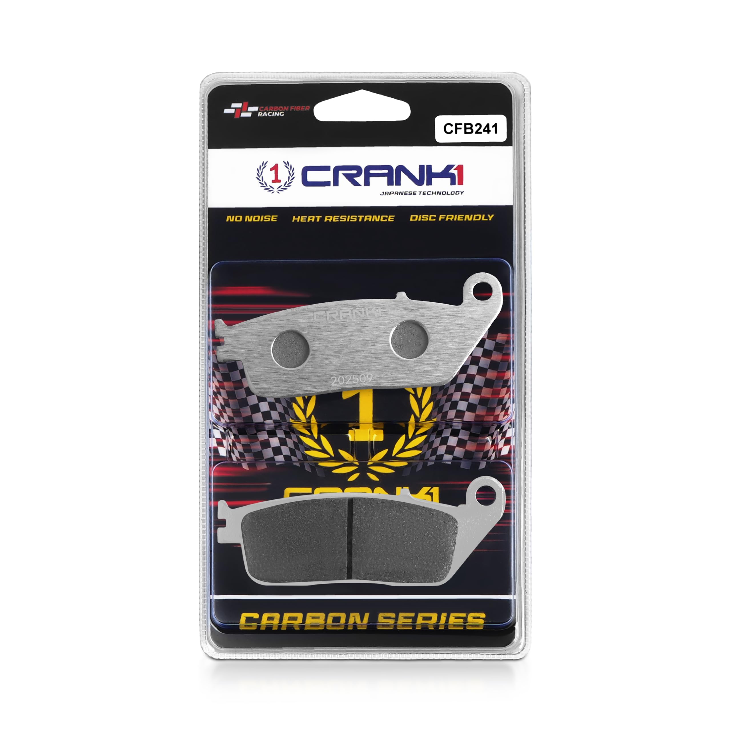 Carbon Brake Pads Compatible For Kawasaki Versys-X 300 (2017 Onwards) | Front | CFB241 | 1 Set | High Performance Disc Pad | Superior Stopping Power | Heat Resistant | Long Life-image-15