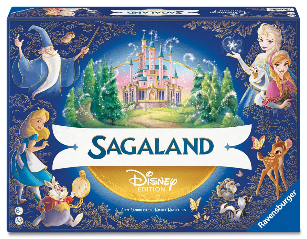 Ravensburger – Disney Sagaland - Jeu de société en Famille - Jeu de mémoire - Enfant et Parents - de 2 à 6 Joueurs à partir de 6 Ans - Mixte - 25121 - Version française