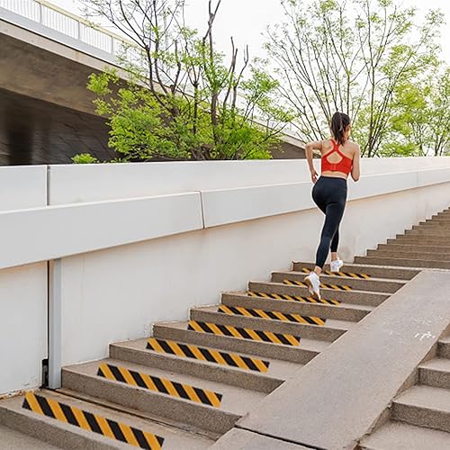 Miniatura 23 de Cinta de agarre, 4 pulgadas x 35 pies, cinta antideslizante resistente para escaleras, impermeable, antideslizante, para escaleras interiores y Gris