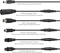 Vista 2 de Cargador de batería de iones de litio de 42 V, 2 A, múltiples enchufes para Xiaomi M365 ES2/ES4/E22/ES1L, conector en línea de 36 V 10S