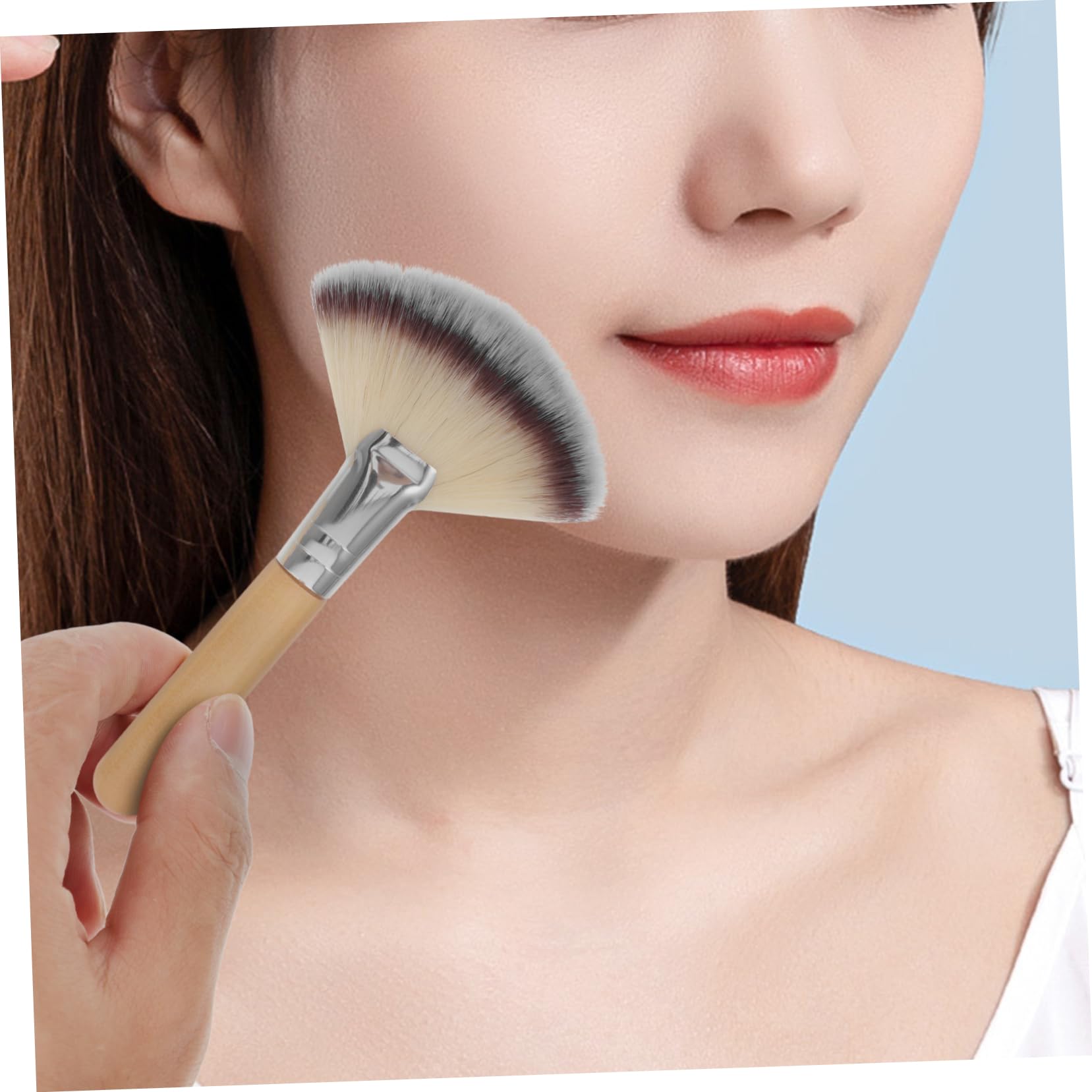 Beaupretty 16piezas Pinceles De Maquillaje Facial Brochas De Maquillaje Para Contorno Iluminación y Sombreado Profesional Mango Resistente y Cerdas De Suaves Herramientas Esenciales Para