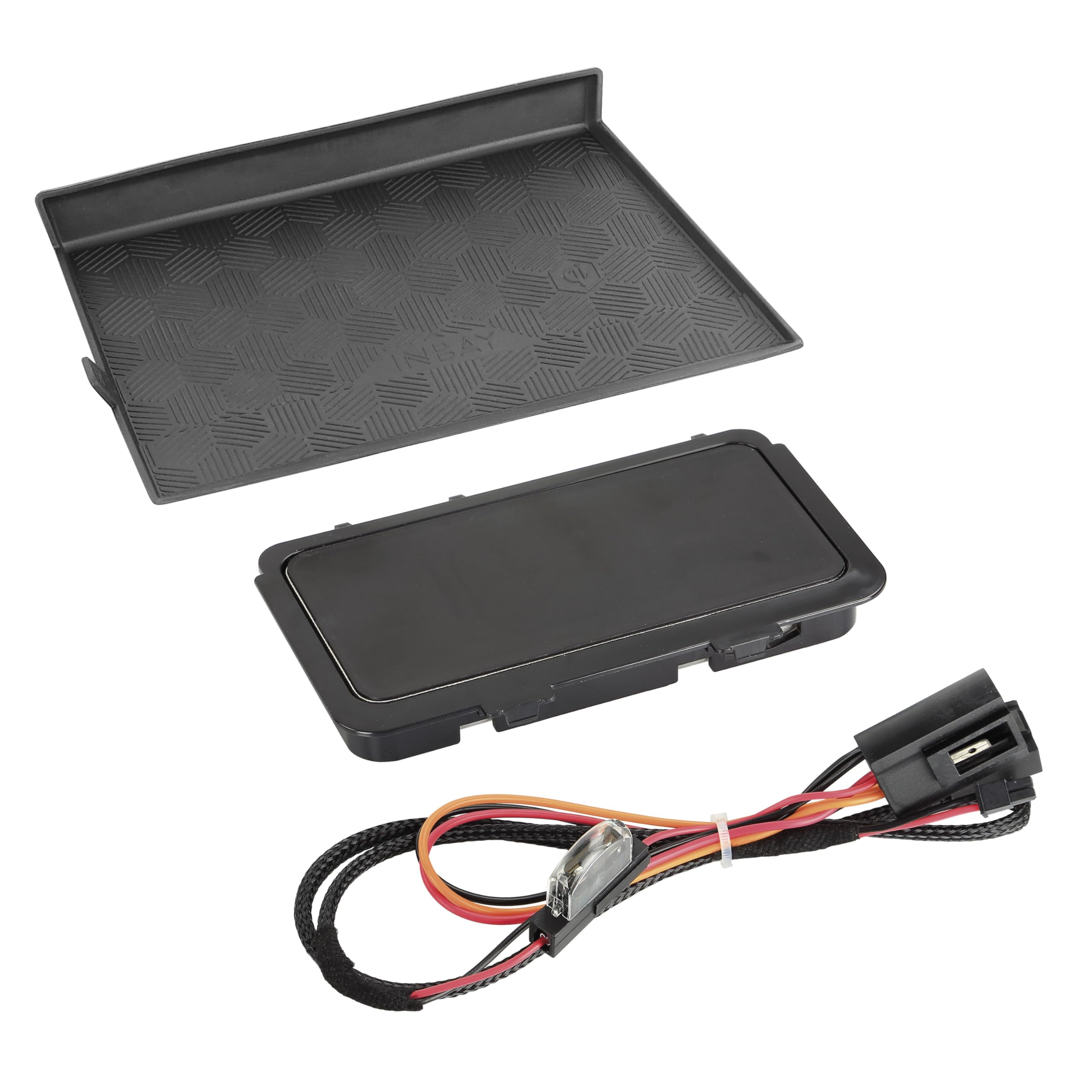 INBAY Qi - Soporte para teléfono móvil (10 W, inductivo/inalámbrico, Apto para VW Tiguan (AD1), Tiguan Allspace (AD1), Accesorio de Soporte para Coche
