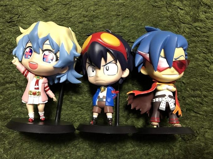 Amazon 一番くじプレミアム 劇場版 天元突破グレンラガン F賞きゅんキャラシモンカミナニアセット アニメ 萌えグッズ 通販