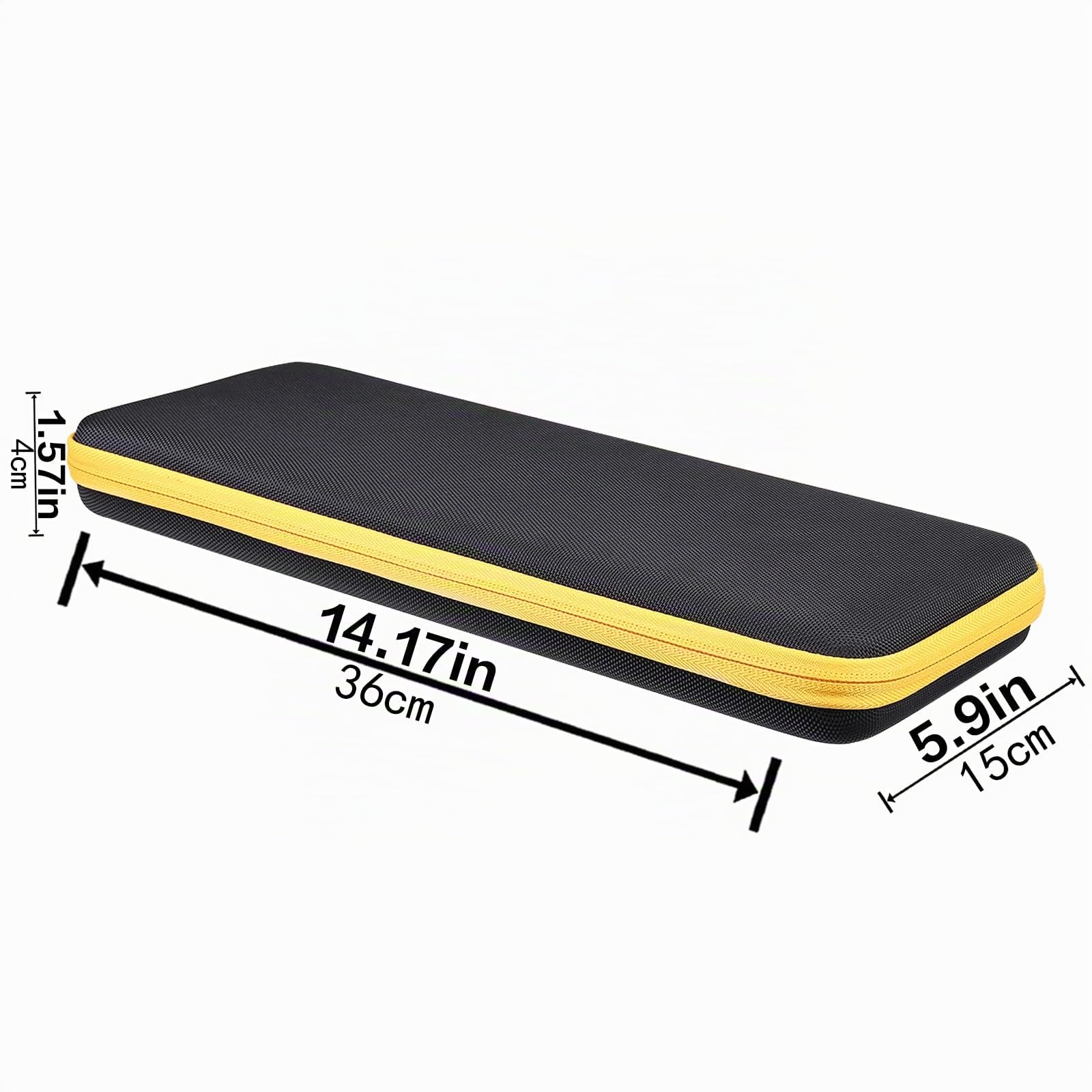 co2CREA Funda rígida de almacenamiento para teclado inalámbrico Logitech K400 Plus de TV táctil (solo funda, excluyendo teclado)