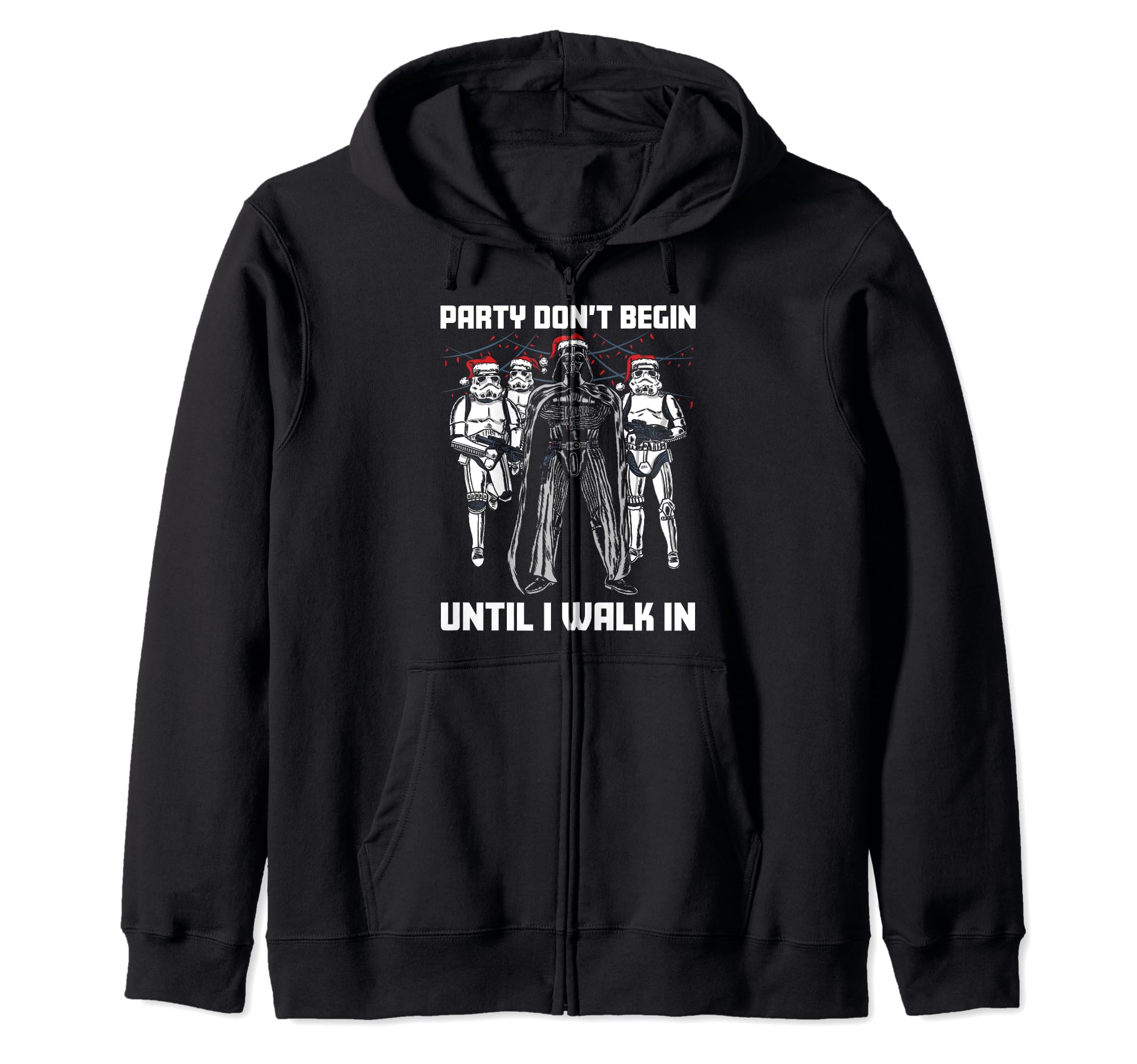 Pull Star Wars Christmas à capuche zippé, le cadeau idéal