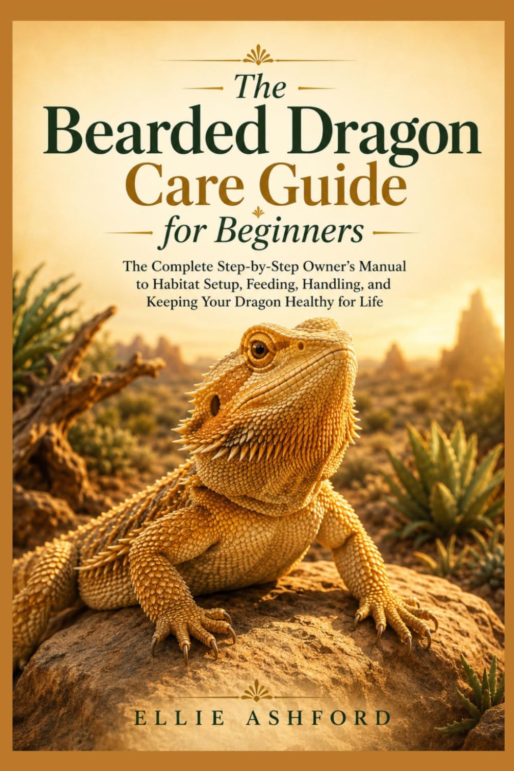 The Bearded Dragon Care Guide for Beginners: The Complete Step-by-Step Owner's Manual to Habitat Setup, Feeding, Handling, and Keeping Your Dragon Healthy for Life