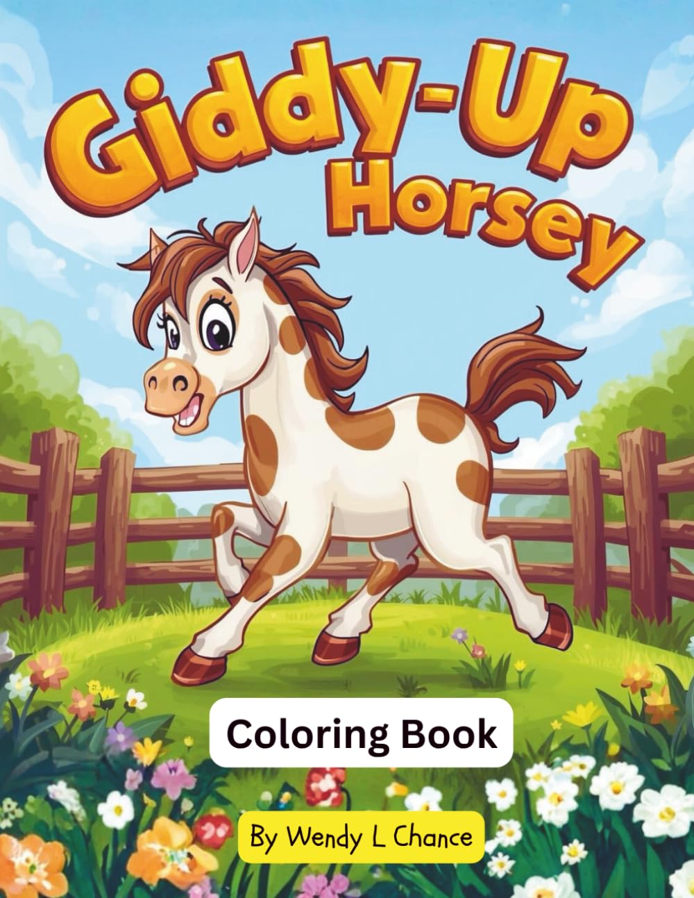 Giddy-Up Horsey: Coloring Book