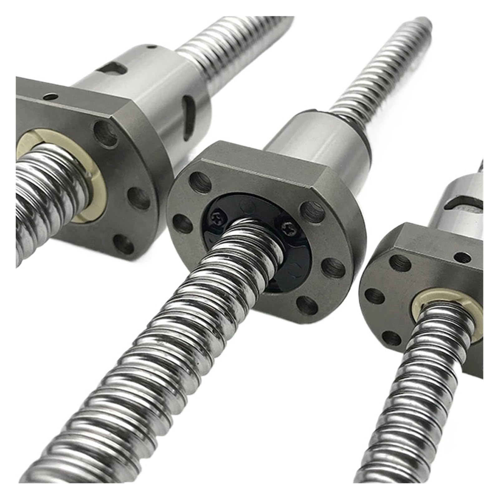 Metal Ball Screw nut end Processing C7 Mute Silent Ballscrew SFS1205 End Machined CNC Parts Bearing Nut Housing BKBF Mode Ball Screw(700mm)