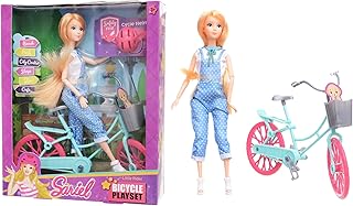 High Quality 11.5 Inch Doll Bike Miniature Bicycle Accessory for Dolls - Multicolor