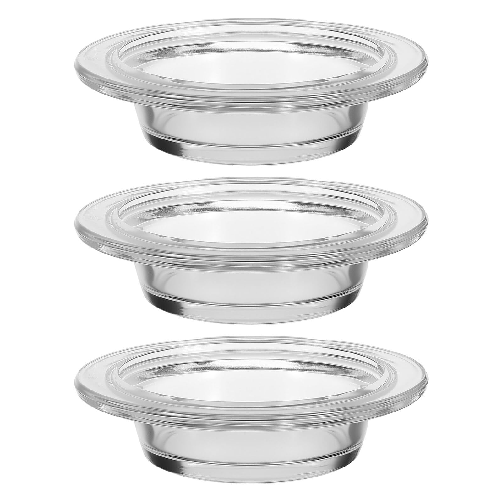Plato de vidrio redondo SHINEOFI de 3 piezas para calentador de aceite de hogar