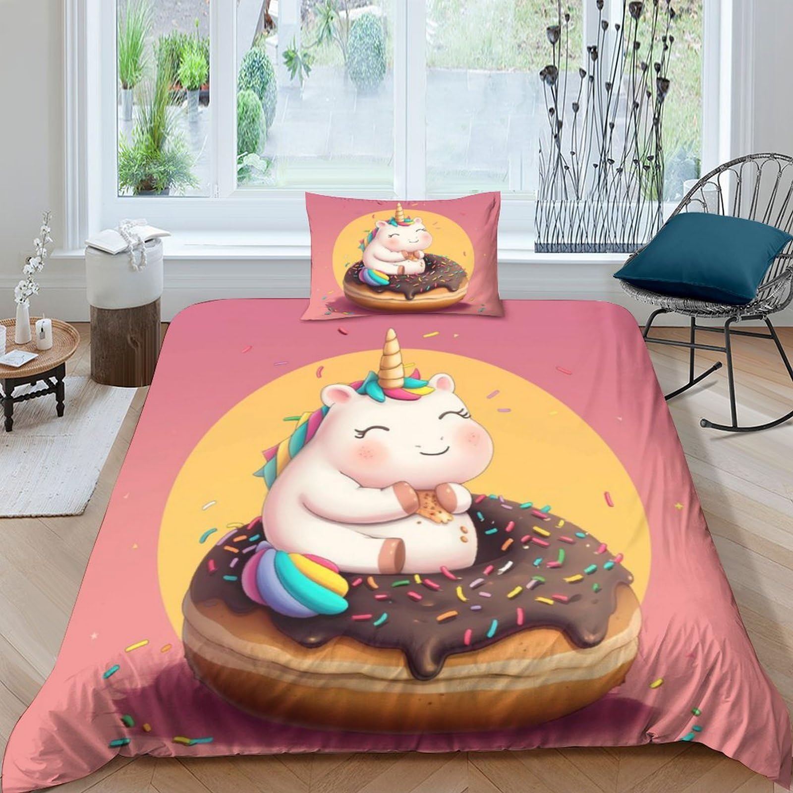 Parure de lit licorne 3D, le cadeau parfait pour décorer une chambre d'enfant ou d'adulte
