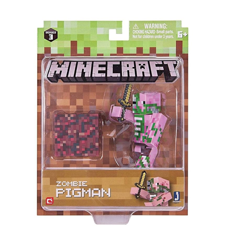 新品　Minecraft　マインクラフト ゾンビピッグマン　フィギュアパック 新品 Minecraft マインクラフト ゾンビピッグマン フィギュア
