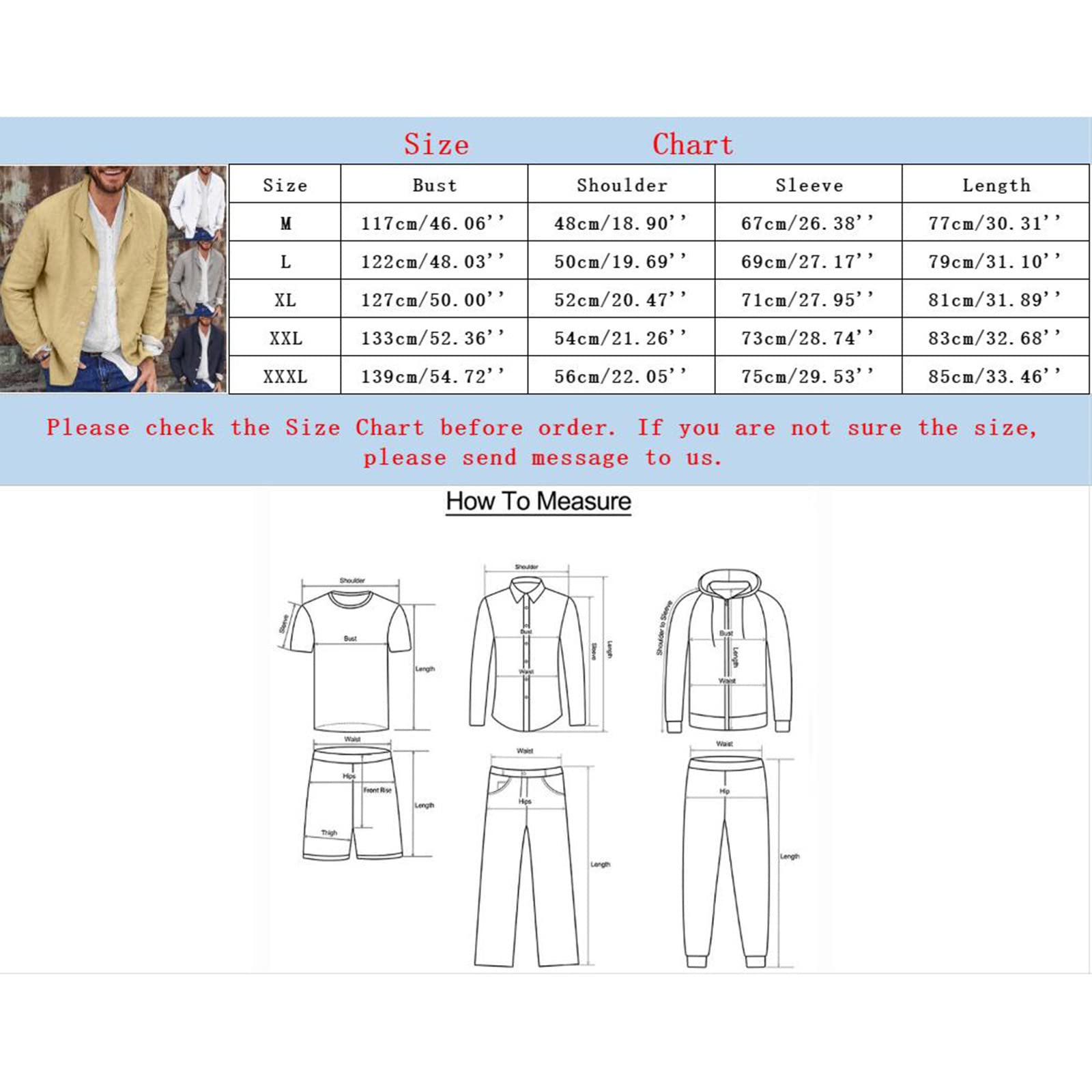Giacca Uomo in Cotone e Lino, Vestibilità Larga, Leggera, con Risvolto, Abbigliamento Sportivo