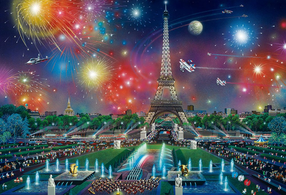 Amazon.co.jp: 1000ピース ジグソーパズル エッフェル塔