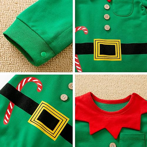Miniatura 5 de AGQT Baby Boys and Baby Girls Christmas Santa Claus Costumes Size 0-24 Months