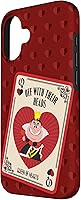 Vista 2 de iPhone 16 Disney Villains The Queen of Hearts Off With Their Heads - Carcasa roja