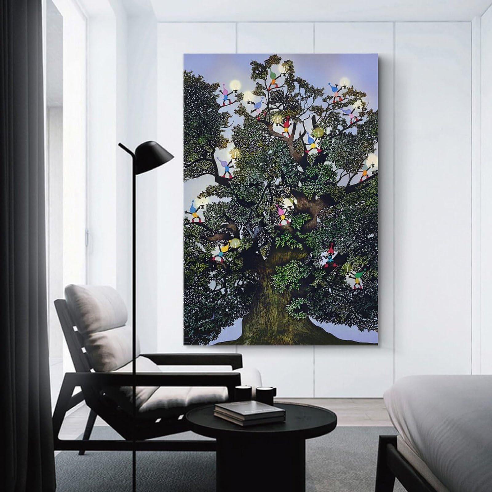 Amazon.co.jp: 藤城清治 大クス癒しの祈り 絵画 ポスター 工芸品の装飾