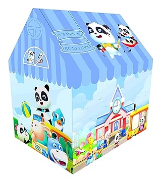 STARCAVES New Toy Extremely Light Weight Water Proof Kids Tunnel Play Tent House for 10 Year Old Girls and Boys Tent House (Multi_Jambo)