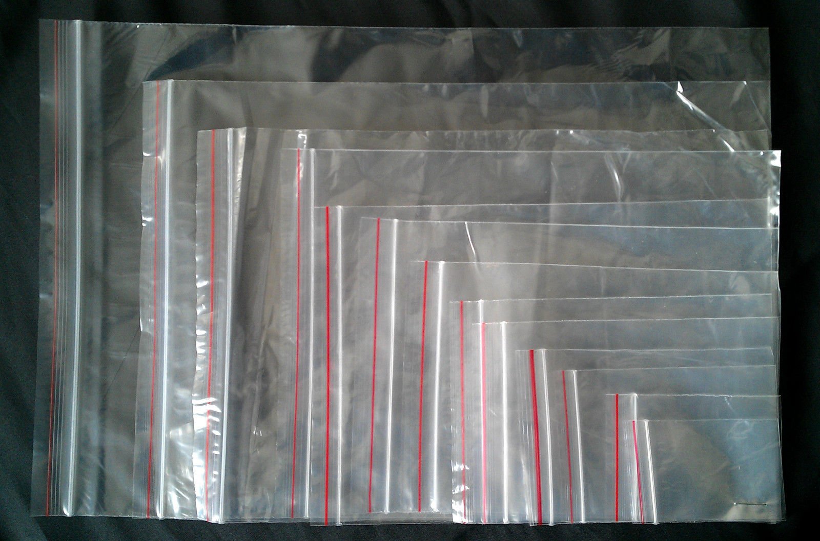 EA Packaging GRIP SEAL BAGS QTY 100 13 SIZES RESEALABLE PLASTIC CLEAR BAGS (20x30cm)