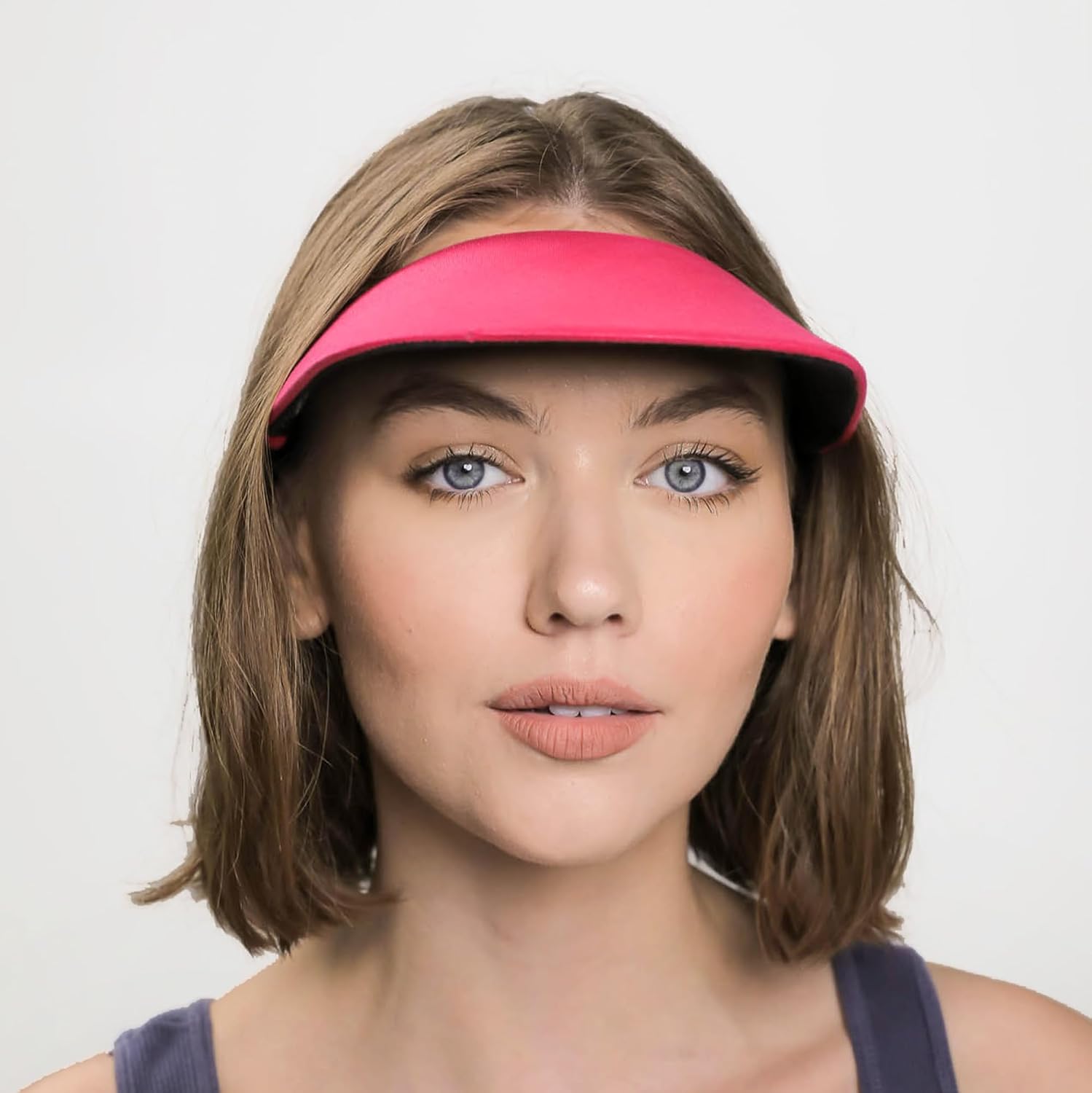 No Headache Sun Visor for Women | Stylish, Lightweight Square Brim Hat | Comfortable UV Protection for Golf, Tennis & Travel