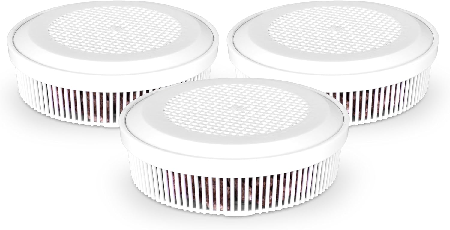Alkaline Mineral Stone Case Replacement for Water Filter Systems WELL-MATCHED with MS-1, TWS-01 and AQ-107 Filters (Set of 3)
