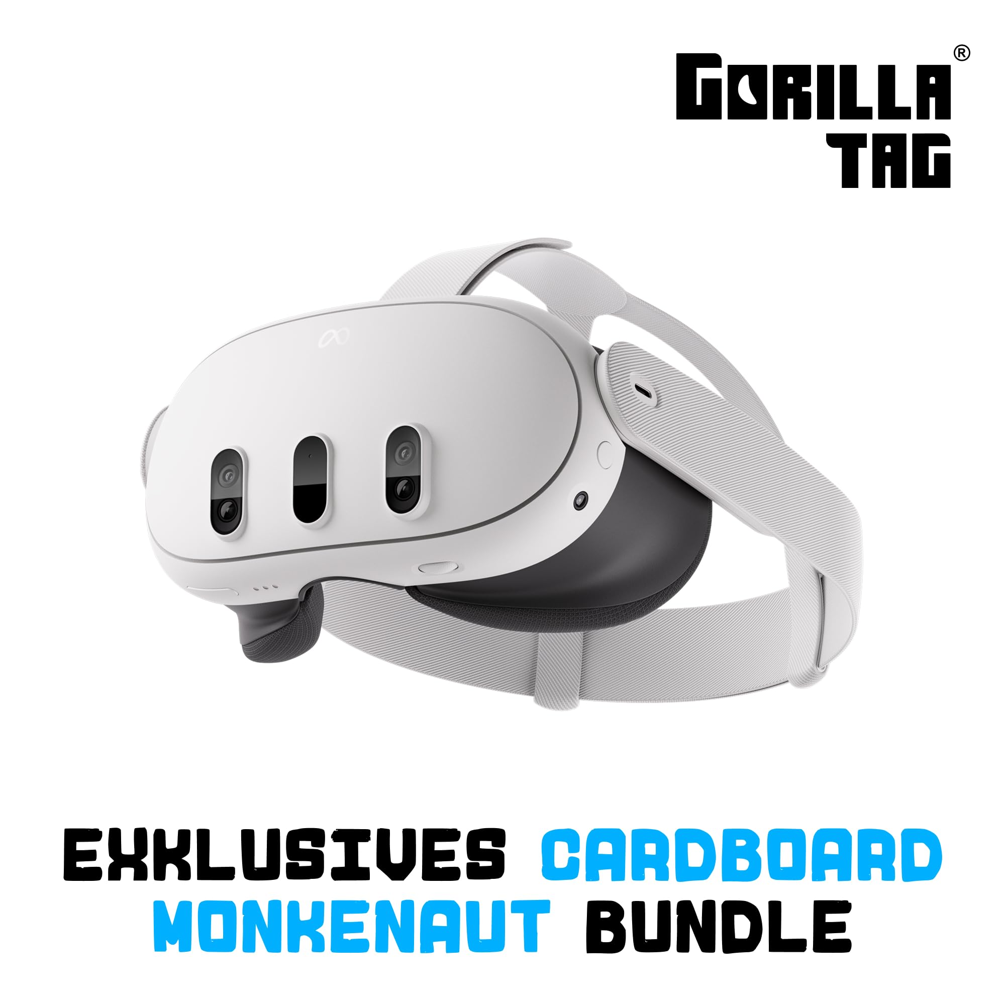 Meta Quest 3 512 GB VR-Headset Virtual Reality ohne Kabel Gorilla Tag Bundle Amazon Exclusive