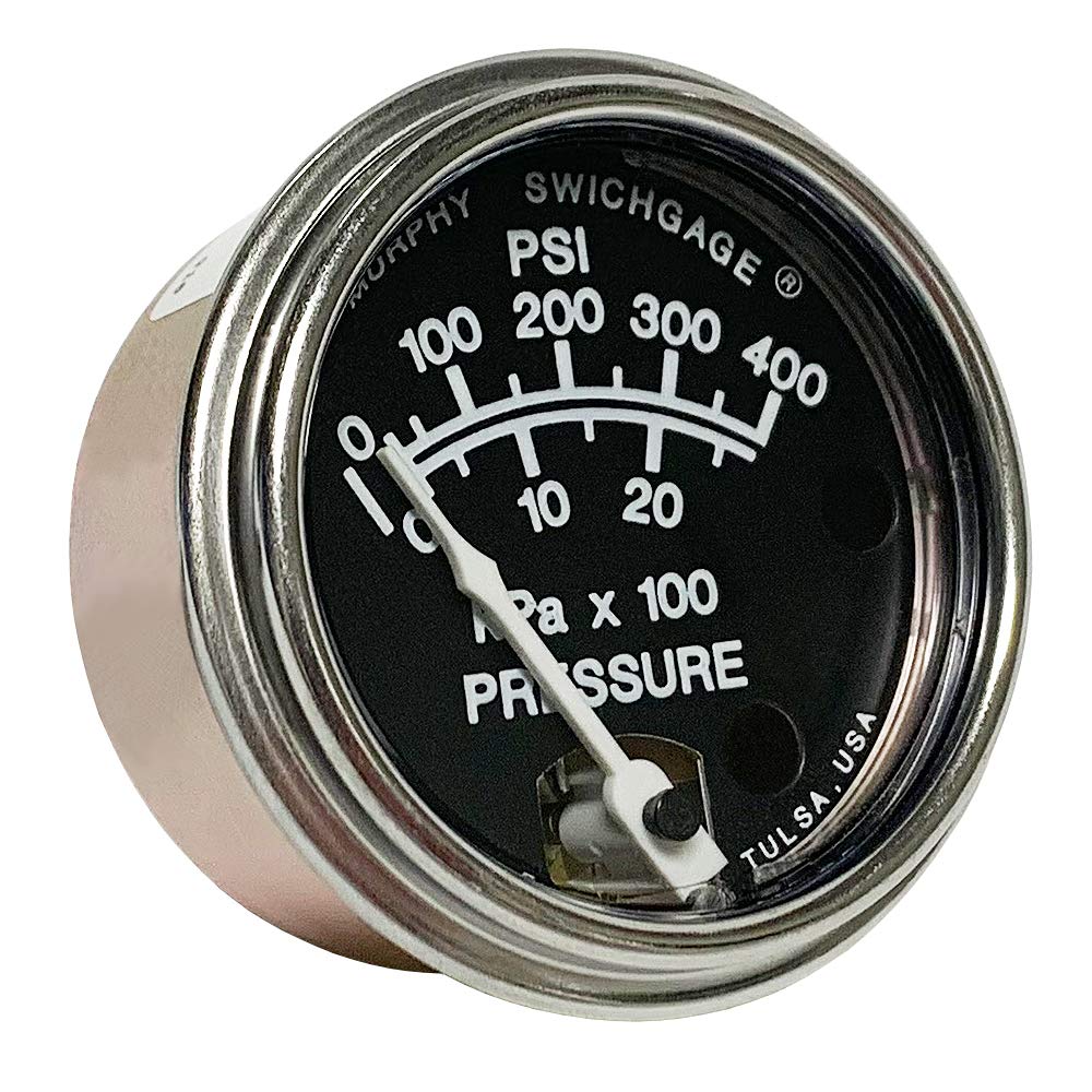 Murphy by Enovation Controls 20BPG-400 B-Series Pressure Murphygage (05702501)