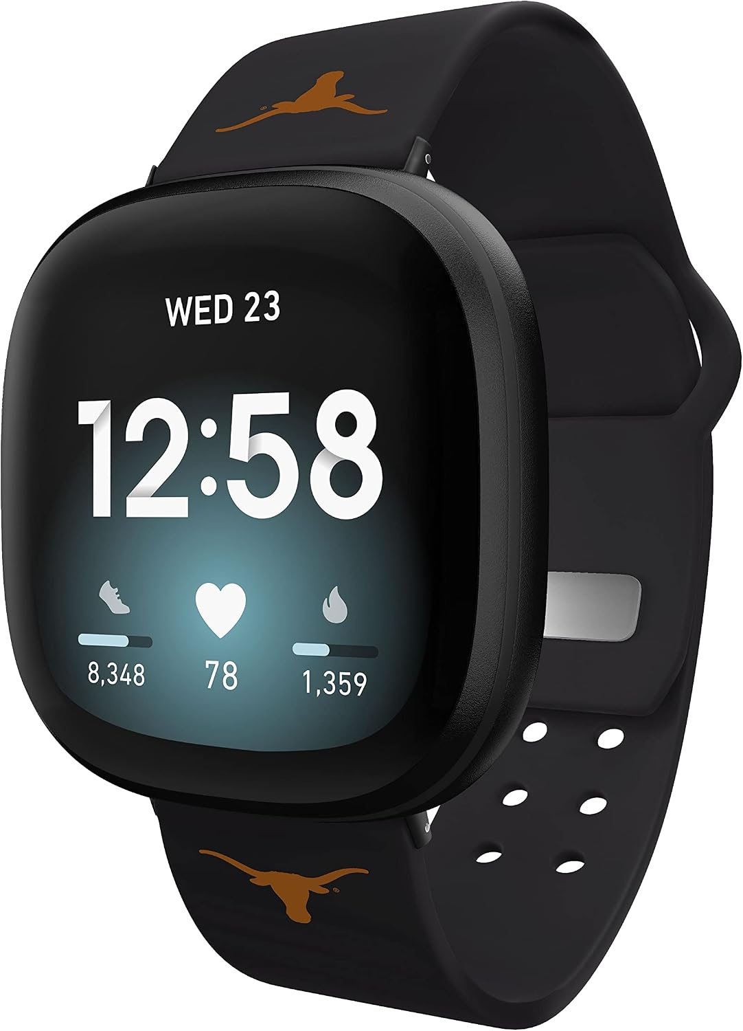 AFFINITY BANDS Silicone Sport Band compatible with Fitbit Versa 3 and Sense