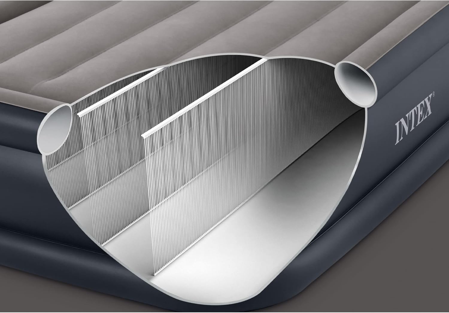 Intex Pillow Dura-Beam Series Rest Raised Airbed with Internal Pump (2020 Model)