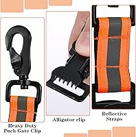 Vista 3 de Yingzhao 2 Pieces Firefighter Glove Clip for Work Safety Glove Holder Strap Belt Clip for Work Firefighter Rescue