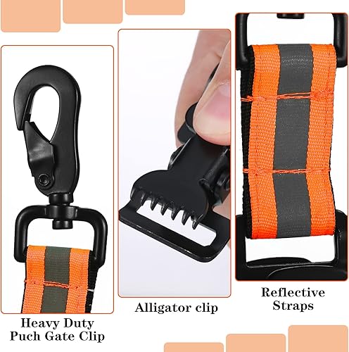 Miniatura 3 de Yingzhao 2 Pieces Firefighter Glove Clip for Work Safety Glove Holder Strap Belt Clip for Work Firefighter Rescue