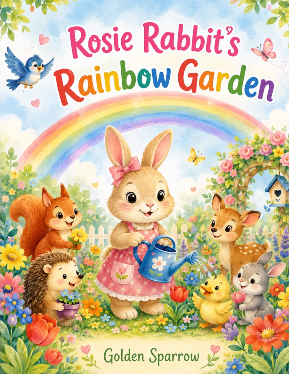 Rosie Rabbit's Rainbow Garden: A Heartwarming Story About Kindness, Sharing, Friendship, and Growing Together