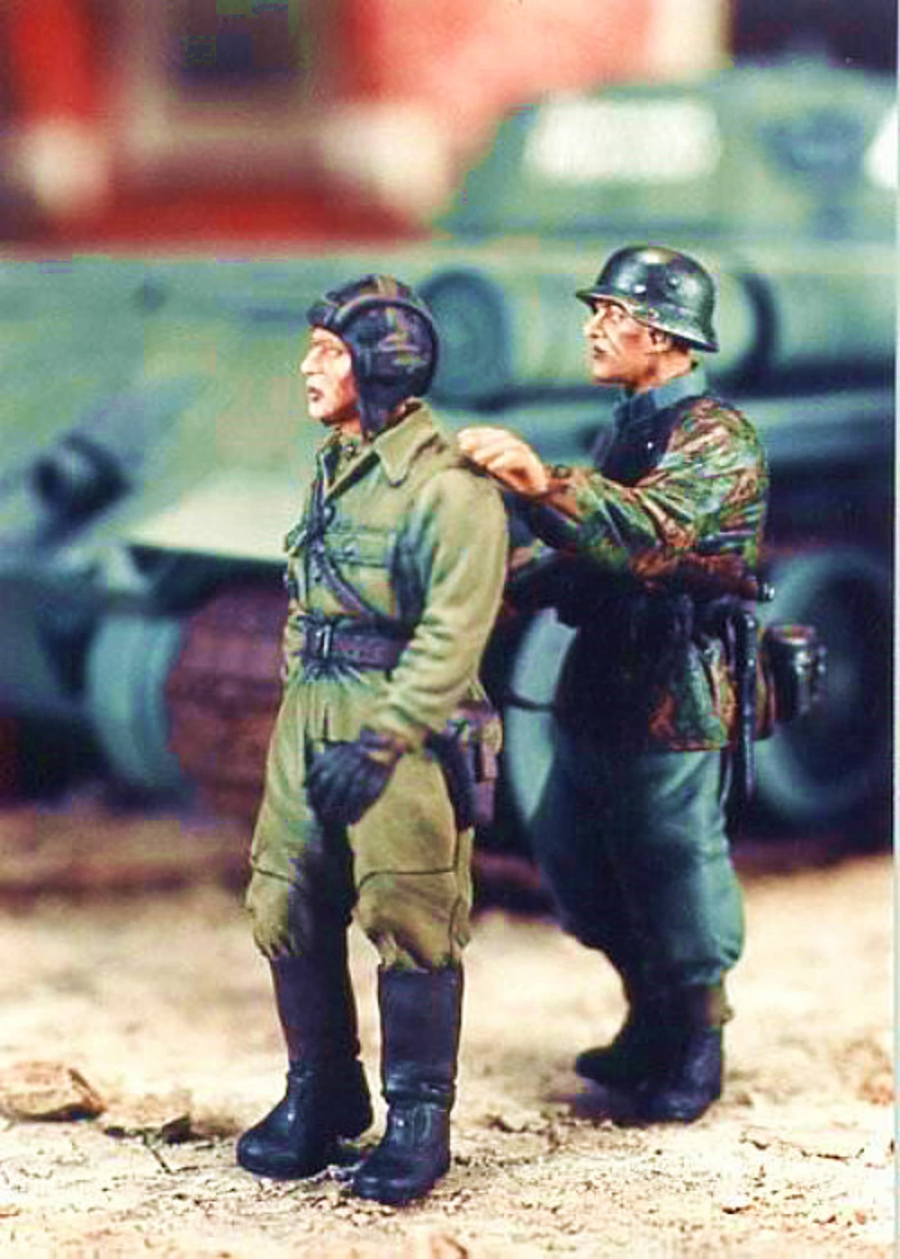 Lot De 8 Figurines Résine 1:35 - Soldats Allemands WW2 - À Peindre - Non Peintes