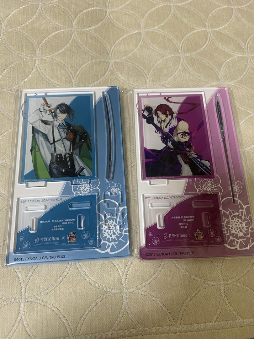 Amazon.co.jp: 刀剣乱舞 蜻蛉切 松井江 アクリルスタンドセット 佐野