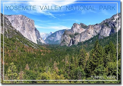 Túnel View Yosemite Valley National Park Travel Refrigerator Magnet Tamaño 2.5" x 3.5"
