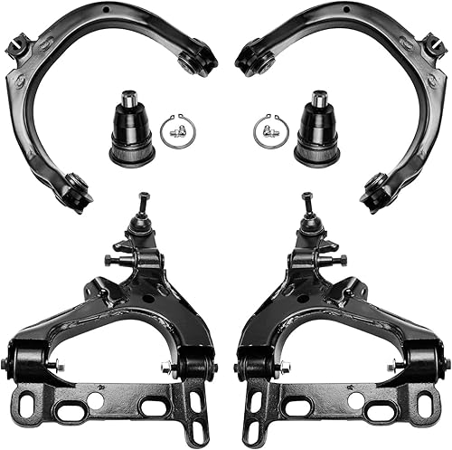 Miniatura 95 de Detroit Axle - Kit de suspensión delantera RWD para Chrysler 300 Dodge Charger Challenger Magnum 2 brazos de control superior con rótulas 2 rótulas