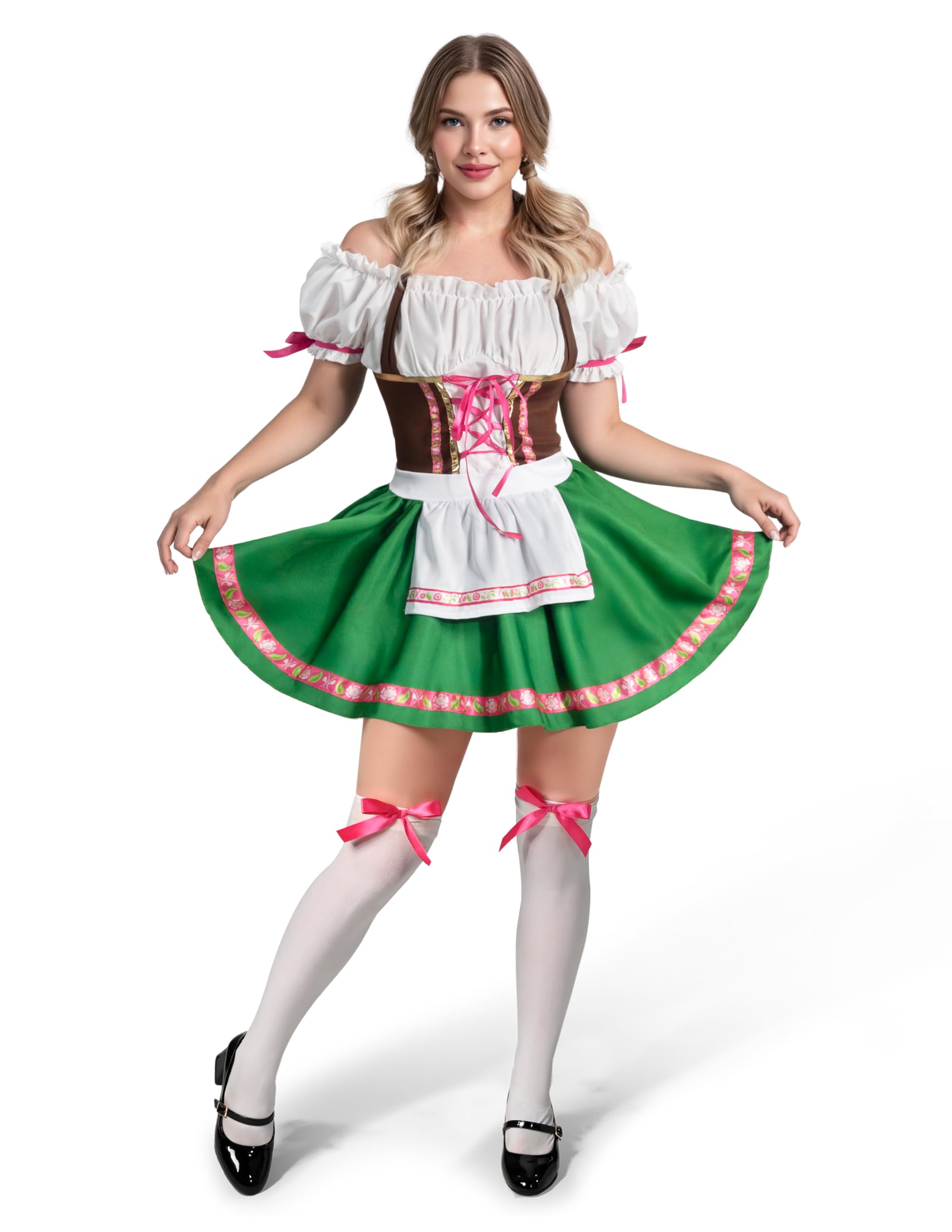 Spooktacular Creations Women Traditional Oktoberfest Costume for Adult Halloween Dress Up Party Cosplay