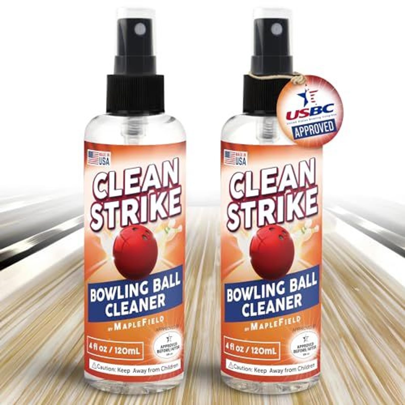 Brunswick Big B Bowling Ball Spray Cleaner – 2 Pack 8oz Bottles, Free Shipping-1205596