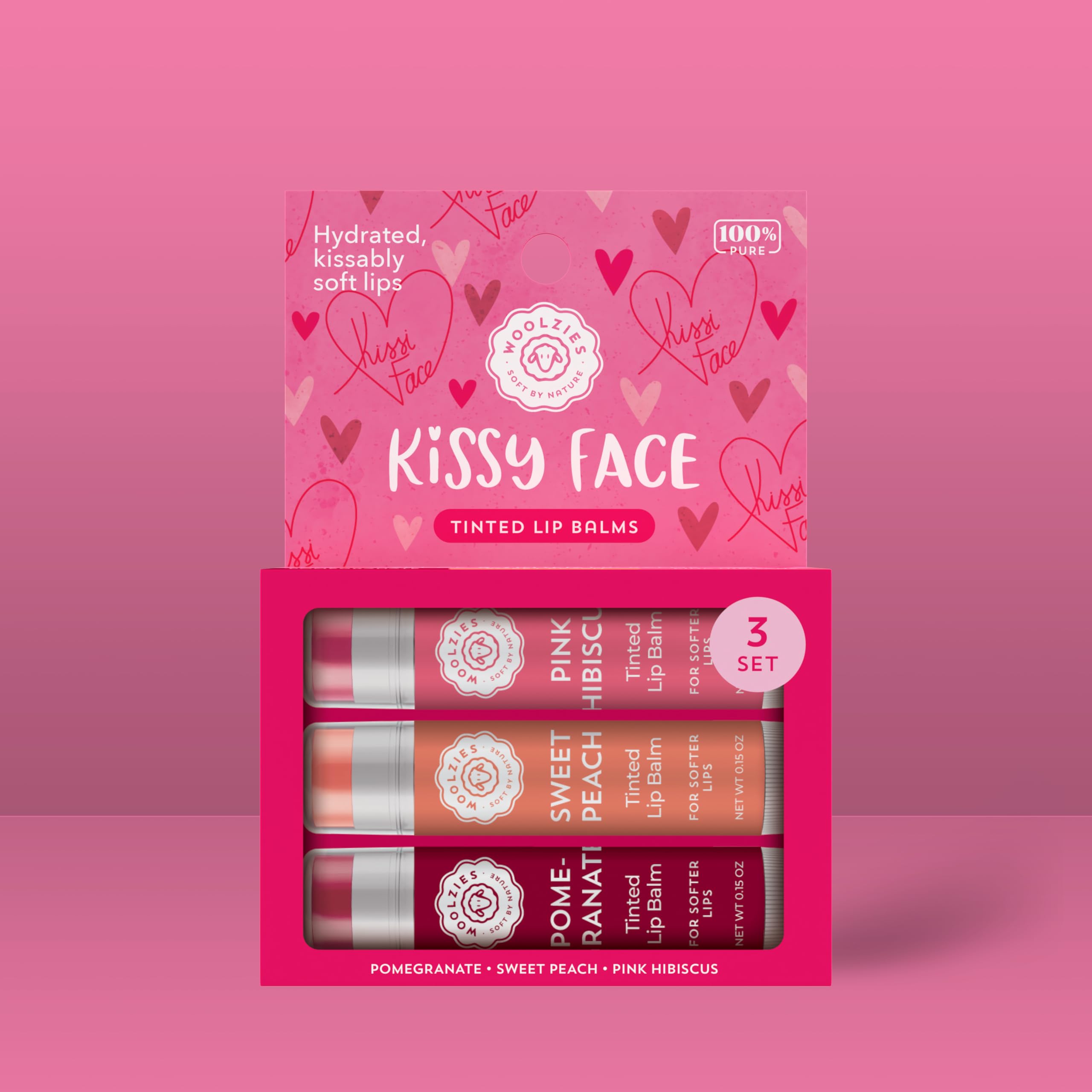 Amazon.com : Tinted Lip Balm Set: All-Natural Shea Butter, Beeswax