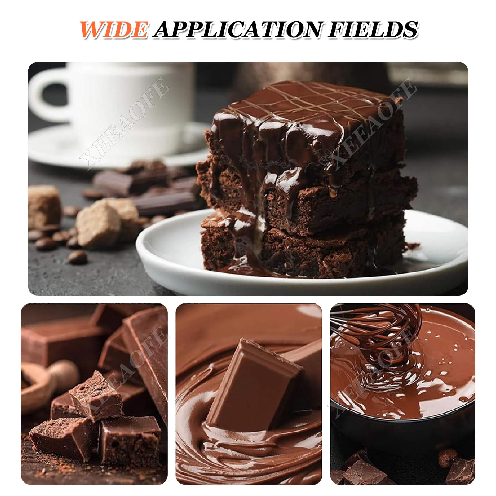 Olla Derretidora de Chocolate para Uso Doméstico - Calentador Eléctrico 1000W con Mezclado Automático, Derretir Dulces, Cake Pops, Fresas bañadas,110V