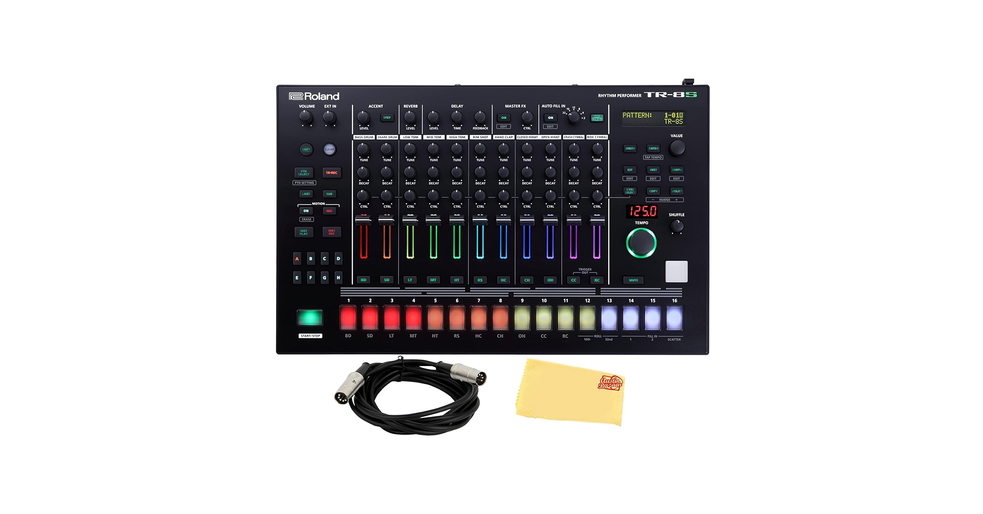 DTM・DAW Roland TR-8S Amazon.com: Roland TR-8S Rhythm Performer Bundle with MIDI Cable