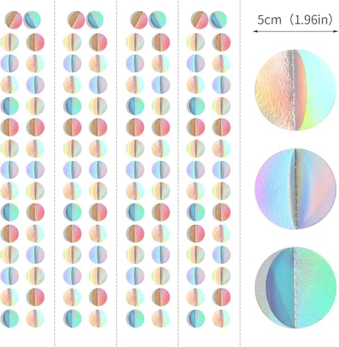Miniatura 37 de Guirnalda de papel para decoración de fiesta de otoño beige, naranja y rosa, 39 pies, 3D de otoño, bohemio, colgante, para Acción de Gracias