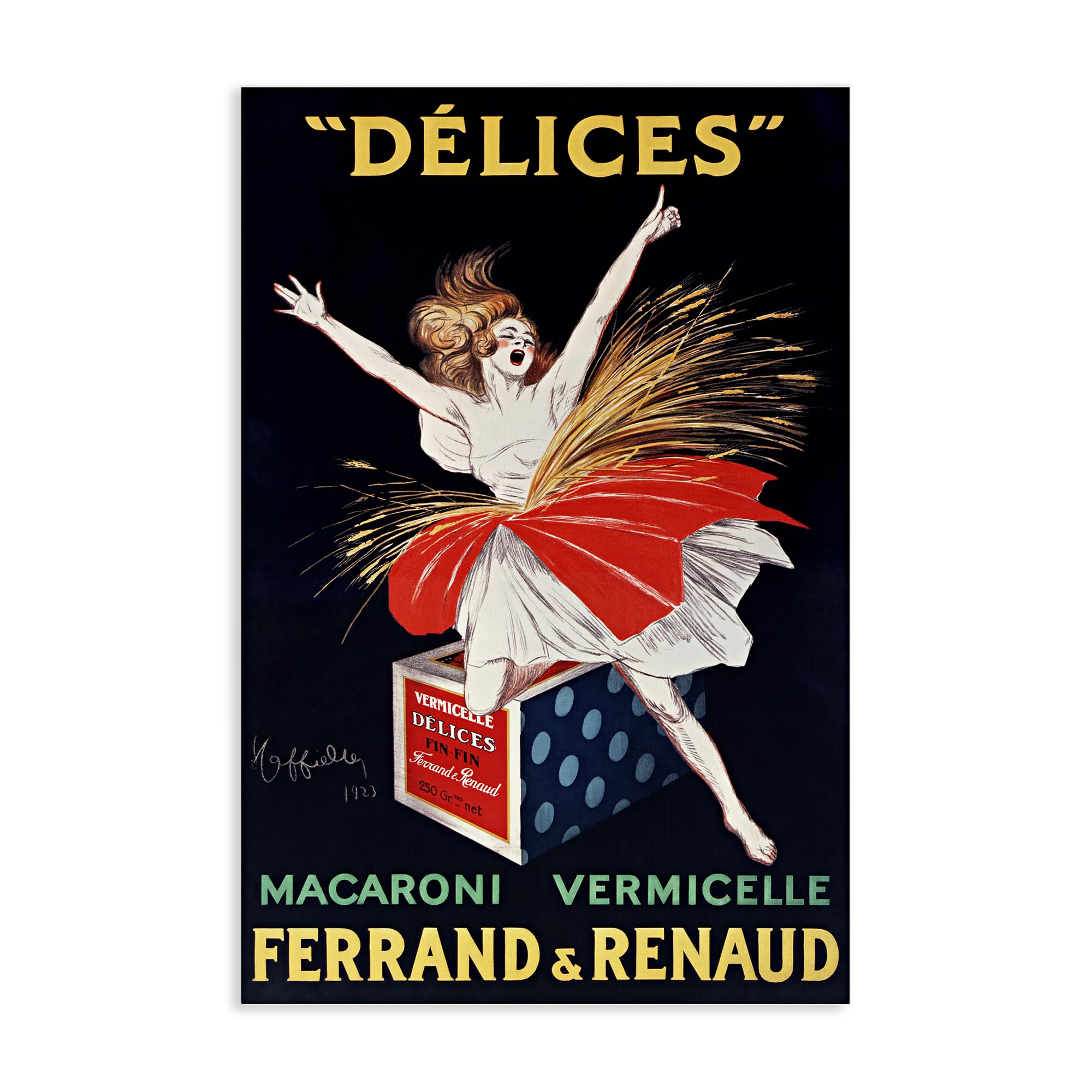 Stupell Industries Unframed 'Vintage Dancer Food Advertisement'| Canvas Art