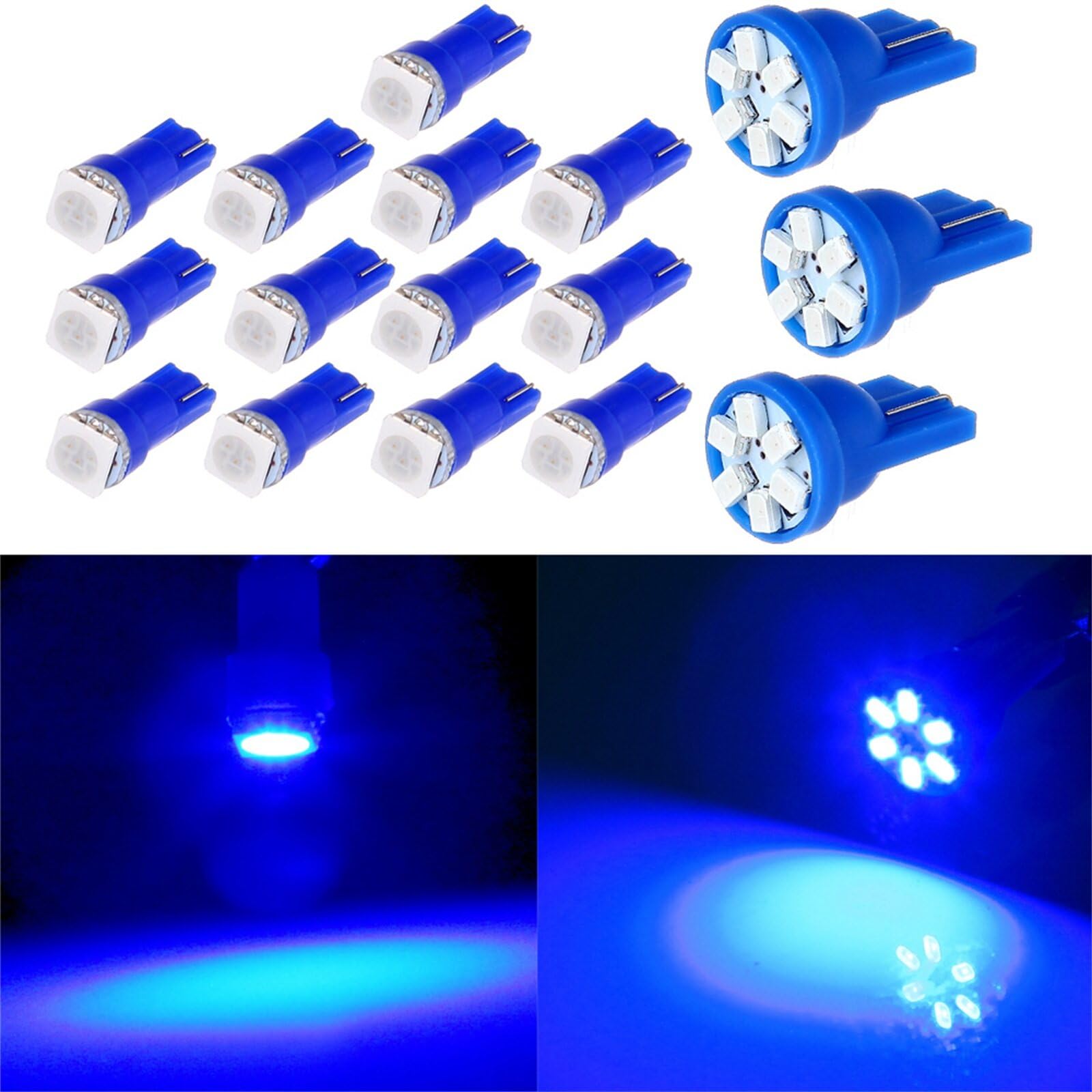 LBRST 13 x T5 1-5050-SMD Blue 74 73 2721 Instrument Lights 3 x T10 6-3020-SMD Blue 168 Instrument Lights