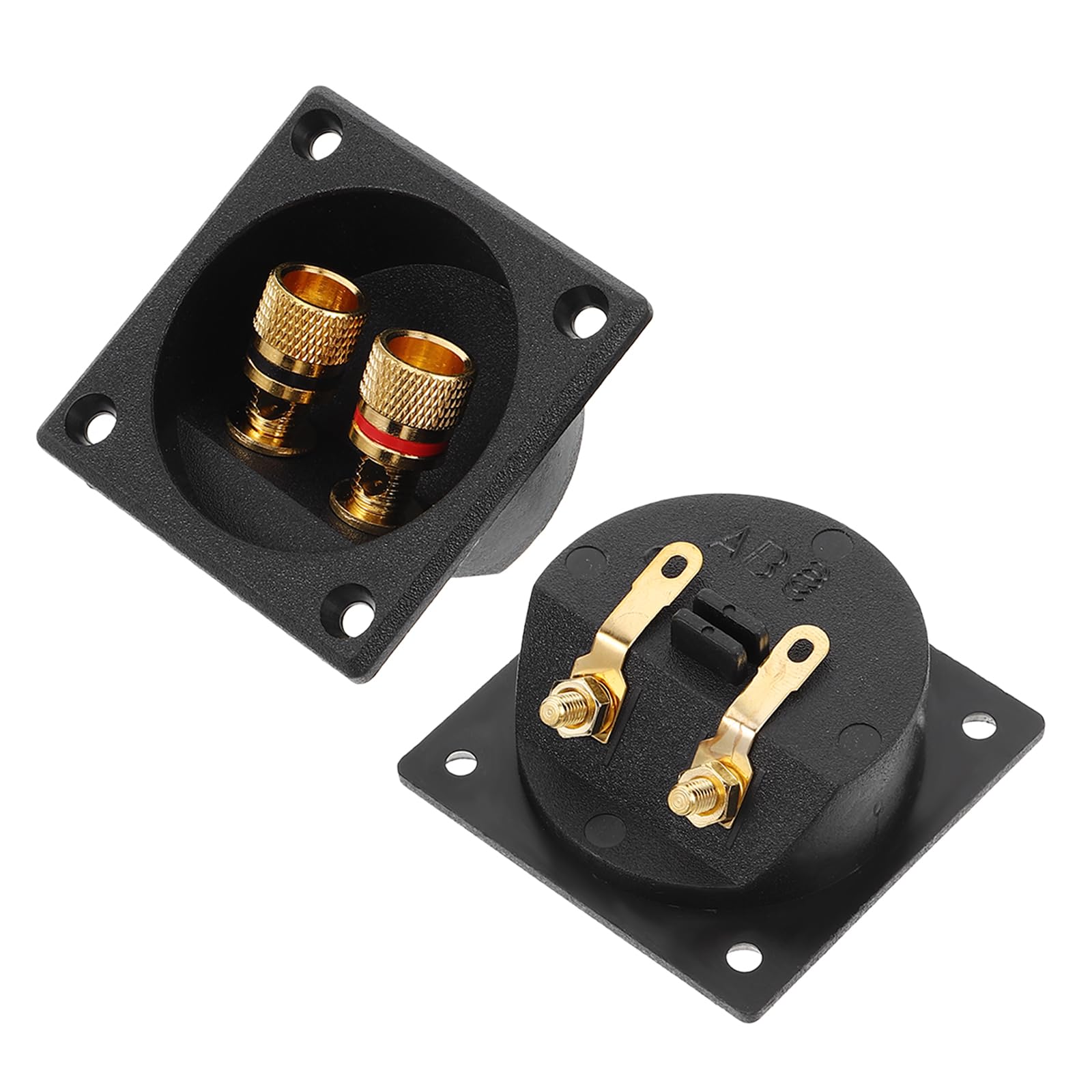Caja de terminales para altavoz de 2 vías Alipis con conectores banana 2