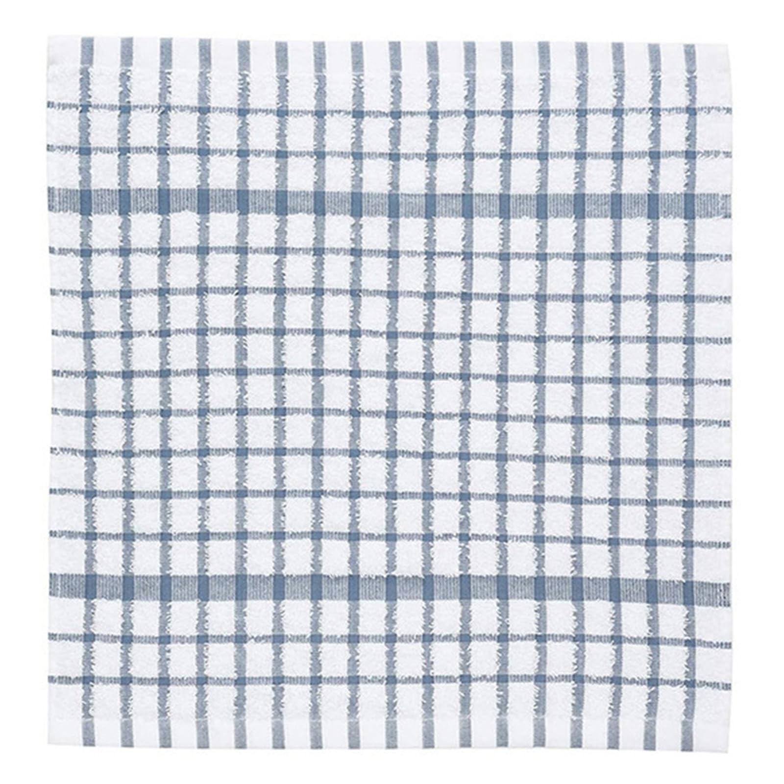 Kalttoy Towel with Weave Pattern Kitchen Dishcloth for Absorbency and Long Time Use Classical Color Blue/Brown Soft Cotton Bath Towel