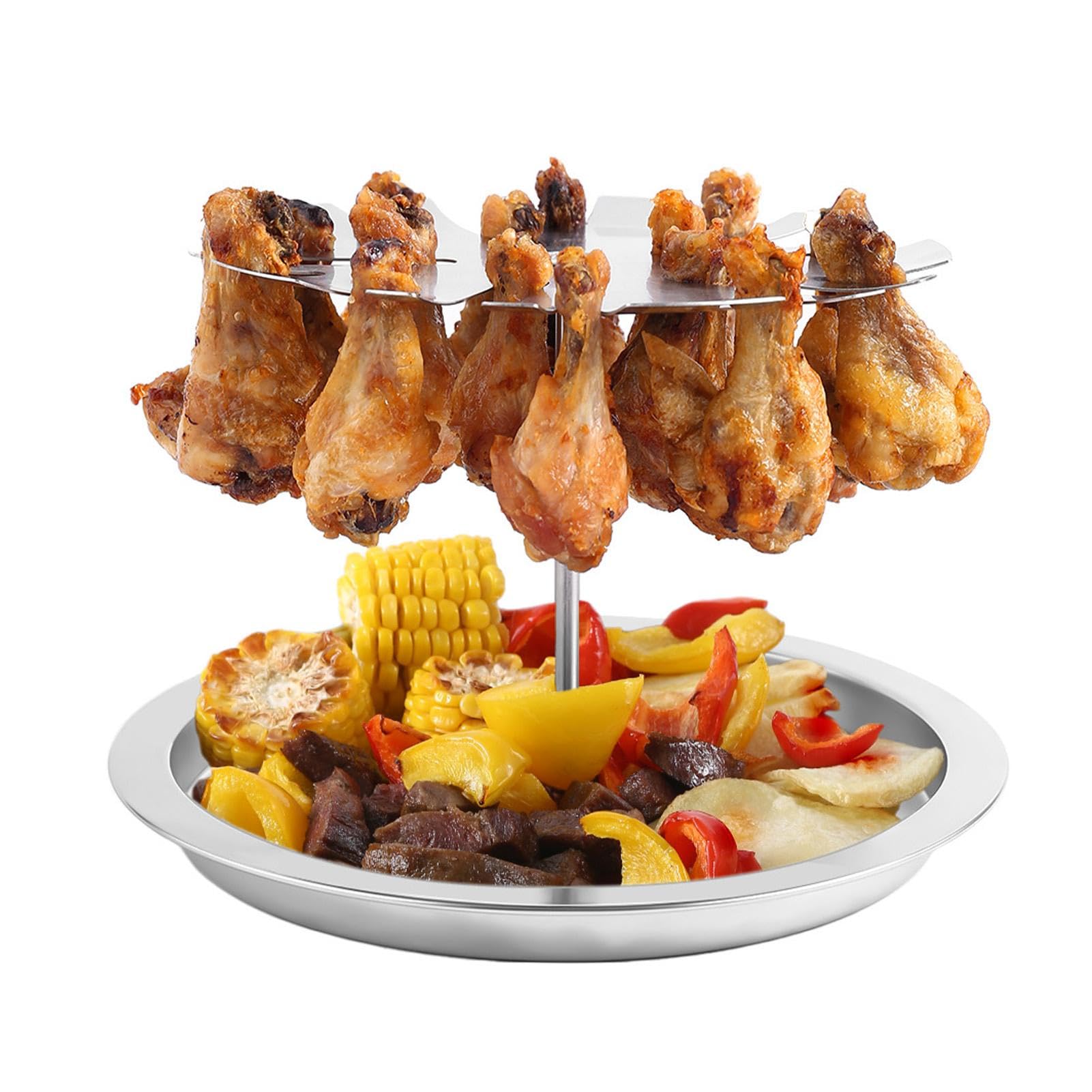 Rustidor de pollo de acero inoxidable con estructura reforzada de 10 ranuras 1