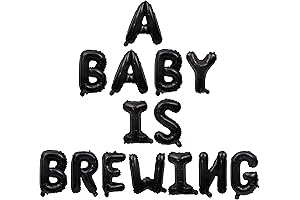 A Baby is Brewing Balloons Banner