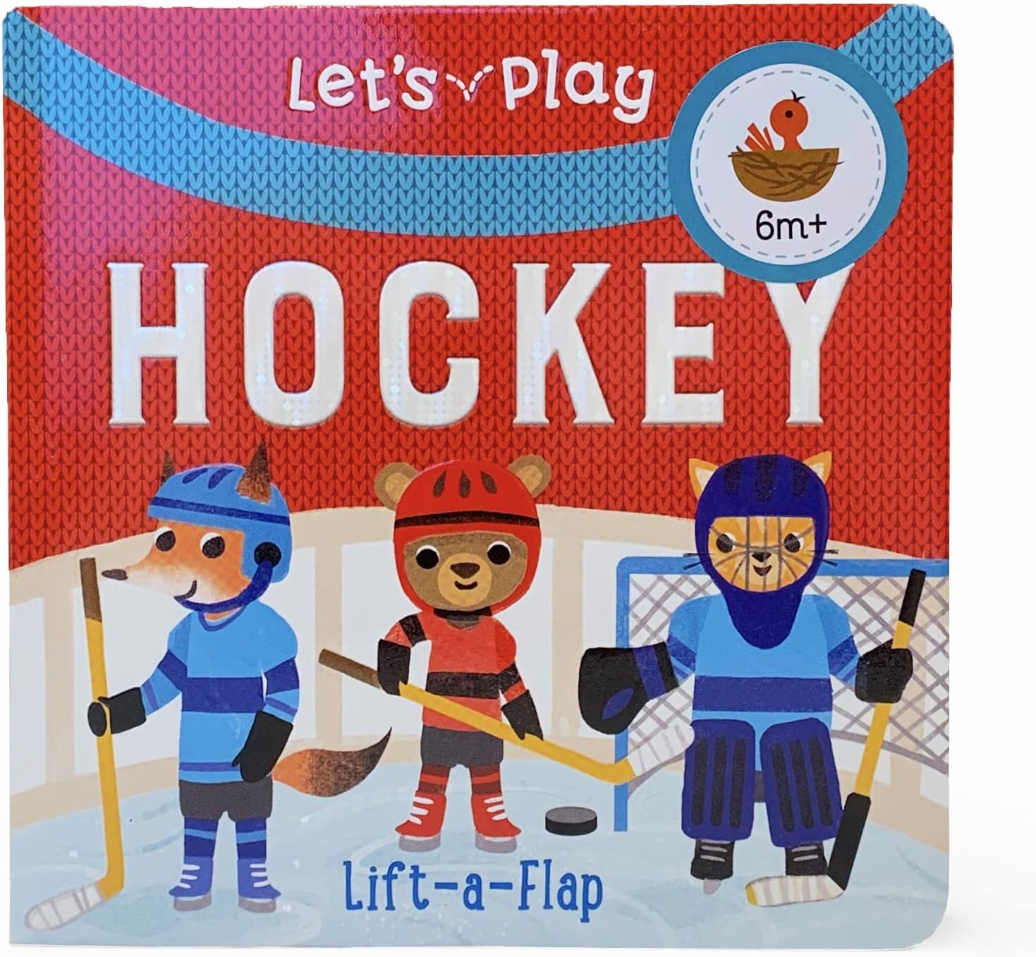Let's Play Hockey! A Lift-a-Flap Board Book for Babies and Toddlers, Ages 1-4